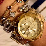 Michael Kors Dylan Gold Dial Gold Steel Strap Watch for Women - MK5313 Authentic Buy Shop Now