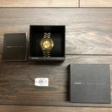 Marc Jacobs Henry Gold Dial Gold Steel Strap Watch for Women - MBM3295 Authentic Buy Shop Now