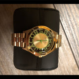 Marc Jacobs Henry Gold Dial Gold Steel Strap Watch for Women - MBM3295 Authentic Buy Shop Now