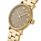 Marc Jacobs Baker Grey Dial Gold Steel Strap Watch for Women - MBM3281 Authentic Buy Shop Now