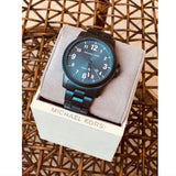 Michael Kors Paxton Quartz Blue Dial Blue Steel Strap Watch For Men - MK8533 Authentic Buy Shop Now