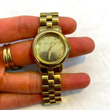 Marc Jacobs Marci Gold Dial Gold Steel Strap Watch for Women - MBM3174 Authentic Buy Shop Now