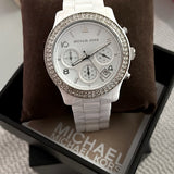 Michael Kors Runway White Dial White Steel Strap Watch for Women - MK5188 Authentic Buy Shop Now