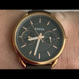 Fossil Tailor Grey Dial Grey Leather Strap Watch for Women - ES3913 Authentic Buy Shop Now