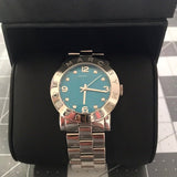 Marc Jacobs Amy Blue Dial Silver Steel Strap Watch for Women - MBM3272 Authentic Buy Shop Now