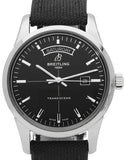 Breitling Transocean Day & Date 43mm Black Dial Black Nylon Strap Mens Watch - A4531012/BB69/109W/A20 BA.1 Authentic Buy Shop Now