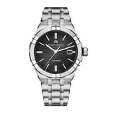 Maurice Lacroix Aikon Automatic Black Dial Silver Steel Strap Watch For Men - AI6008-SS002-330-1 Authentic Buy Shop Now