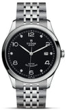 Tudor 1926 Automatic Diamonds Black Dial Silver Steel Strap Watch for Men - M91650-0004 Authentic Buy Shop Now