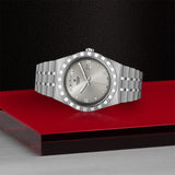 Tudor Royal Day Date Diamonds Automatic Silver Dial Silver Steel Strap Watch for Men - M28600-0002 Authentic Buy Shop Now