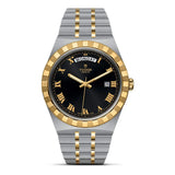 Tudor Royal Automatic Black Dial Two Tone Steel Strap Watch for Men - M28603-0003 Authentic Buy Shop Now