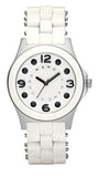 Marc Jacobs Pelly White Dial White Silicone Strap Watch for Women - MBM2503 Authentic Buy Shop Now