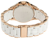 Marc Jacobs Rock Chronograph White Dial White Silicone Strap Watch for Women - MBM2547 Authentic Buy Shop Now