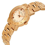 Marc Jacobs Amy Rose Gold Dial Rose Gold Steel Strap Watch for Women - MBM3219 Authentic Buy Shop Now
