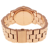 Marc Jacobs Amy Dexter Rose Gold Dial Rose Gold Steel Strap Watch for Women - MBM3216 Authentic Buy Shop Now
