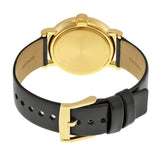 Marc Jacobs Baker Black Dial Black Leather Strap Watch for Women - MBM1269 Authentic Buy Shop Now