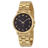 Marc Jacobs Baker Dexter Black Dial Gold Steel Strap Watch for Women - MBM3421 Authentic Buy Shop Now