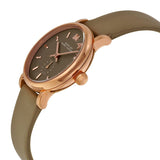 Marc Jacobs Baker Grey Dial Grey Leather Strap Watch for Women - MBM1318 Authentic Buy Shop Now