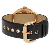 Marc Jacobs Amy Black Dial Black Leather Strap Watch for Women - MBM1225 Authentic Buy Shop Now