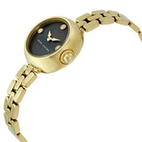 Marc Jacobs Courtney Mother of Pearl Black Dial Gold Steel Strap Watch for Women - MJ3460 Authentic Buy Shop Now