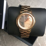 Marc Jacobs Marci Rose Gold Dial Rose Gold Steel Strap Watch for Women - MBM3099 Authentic Buy Shop Now