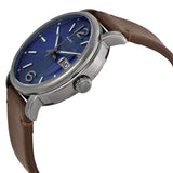 Marc Jacobs Fergus Blue Dial Brown Leather Strap Watch for Men - MBM5078 Authentic Buy Shop Now