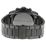 Marc Jacobs Larry Chronograph Black Dial Gunmetal Grey Steel Strap Watch for Men - MBM5031 Authentic Buy Shop Now