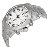 Marc Jacobs Larry Chronograph White Dial Silver Steel Strap Watch for Men - MBM5030 Authentic Buy Shop Now
