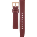 Marc Jacobs Baker Maroon Dial Maroon Leather Strap Watch for Women - MBM1267 Authentic Buy Shop Now