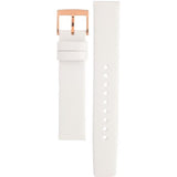 Marc Jacobs Baker White Dial White Leather Strap Watch for Women - MBM1283 Authentic Buy Shop Now