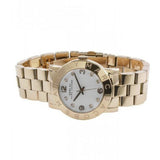 Marc Jacobs Amy White Dial Gold Steel Strap Watch for Women - MBM3056 Authentic Buy Shop Now