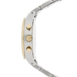 Marc Jacobs Henry Chronograph Silver Dial Two Tone Steel Strap Watch for Women - MBM3197 Authentic Buy Shop Now