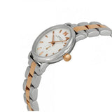 Marc Jacobs Baker White Dial Two Tone Steel Strap Watch for Women - MBM3331 Authentic Buy Shop Now