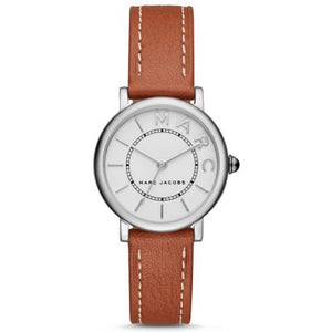 Marc Jacobs Roxy Silver Dial Brown Leather Strap Watch for Women - MJ1572 Authentic Buy Shop Now