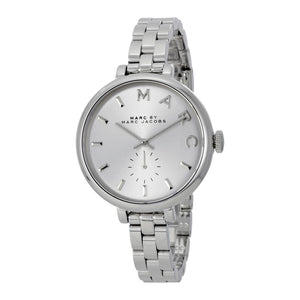Marc Jacobs Sally Silver Dial Silver Steel Strap Watch for Women - MBM3362 Authentic Buy Shop Now
