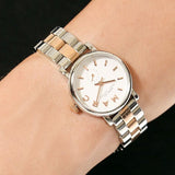 Marc Jacobs Baker White Dial Two Tone Steel Strap Watch for Women - MBM3312 Authentic Buy Shop Now