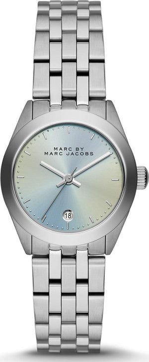 Marc Jacobs Peeker Blue Dial Silver Steel Strap Watch for Women - MBM3376 Authentic Buy Shop Now