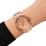 Marc Jacobs Blade Chronograph Rose Gold Dial Rose Gold Steel Strap Watch for Women - MBM3102 Authentic Buy Shop Now