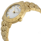 Marc Jacobs Mini Amy White Dial Gold Steel Strap Watch for Women - MBM3057 Authentic Buy Shop Now