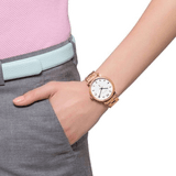Marc Jacobs Baker White Dial Rose Gold Steel Strap Watch for Women - MBM3244 Authentic Buy Shop Now