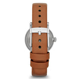 Marc Jacobs Baker White Dial Brown Leather Strap Watch for Women - MBM1270 Authentic Buy Shop Now