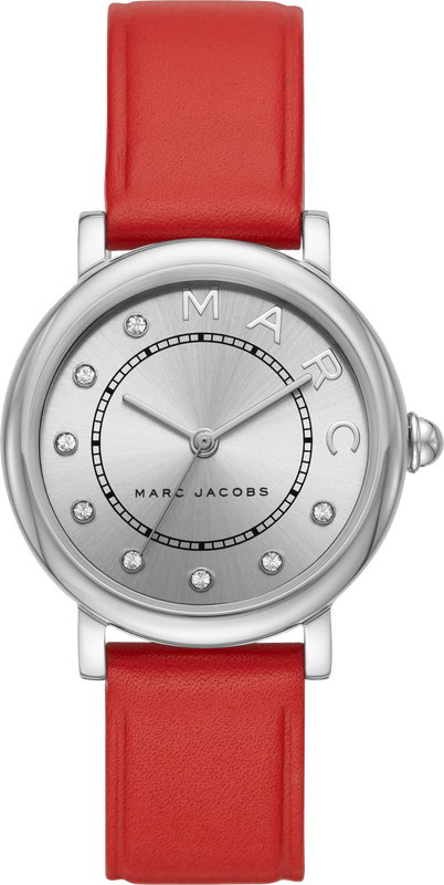 Marc Jacobs Roxy Silver Dial Red Leather Strap Watch for Women - MJ1632 Authentic Buy Shop Now