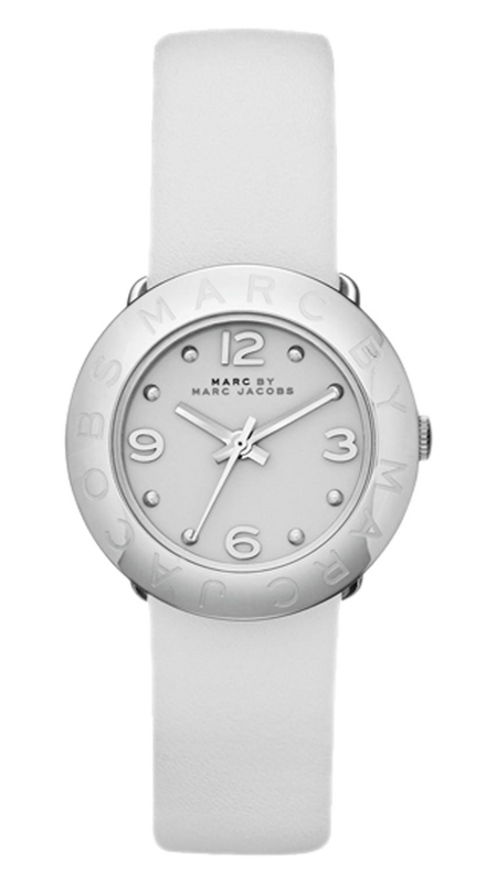 Marc Jacobs Blade White Dial White Leather Strap Watch for Women - MBM1223 Authentic Buy Shop Now
