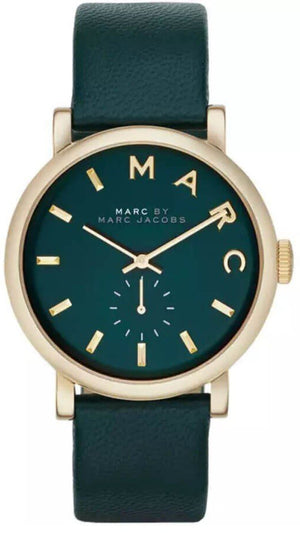 Marc Jacobs Baker Green Dial Green Leather Strap Watch for Women - MBM1268 Authentic Buy Shop Now
