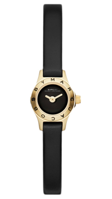 Marc Jacobs Blade Black Dial Black Leather Strap Watch for Women - MBM1345 Authentic Buy Shop Now