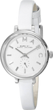 Marc Jacobs Sally White Dial White Leather Strap Watch for Women - MBM1350 Authentic Buy Shop Now