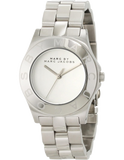 Marc Jacobs Blade Chronograph Silver Dial Silver Steel Strap Watch for Women - MBM3125 Authentic Buy Shop Now
