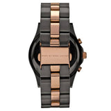 Marc Jacobs Blade Chronograph Grey Dial Two Tone Steel Strap Watch for Women - MBM8583 Authentic Buy Shop Now