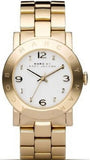 Marc Jacobs Amy White Dial Gold Steel Strap Watch for Women - MBM3182 Authentic Buy Shop Now