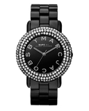 Marc Jacobs Marci Black Dial Black Steel Dial Strap Watch for Women - MBM3193 Authentic Buy Shop Now
