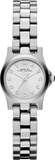 Marc Jacobs Henry Dinky Silver Dial Silver Steel Strap Watch for Women - MBM3198 Authentic Buy Shop Now